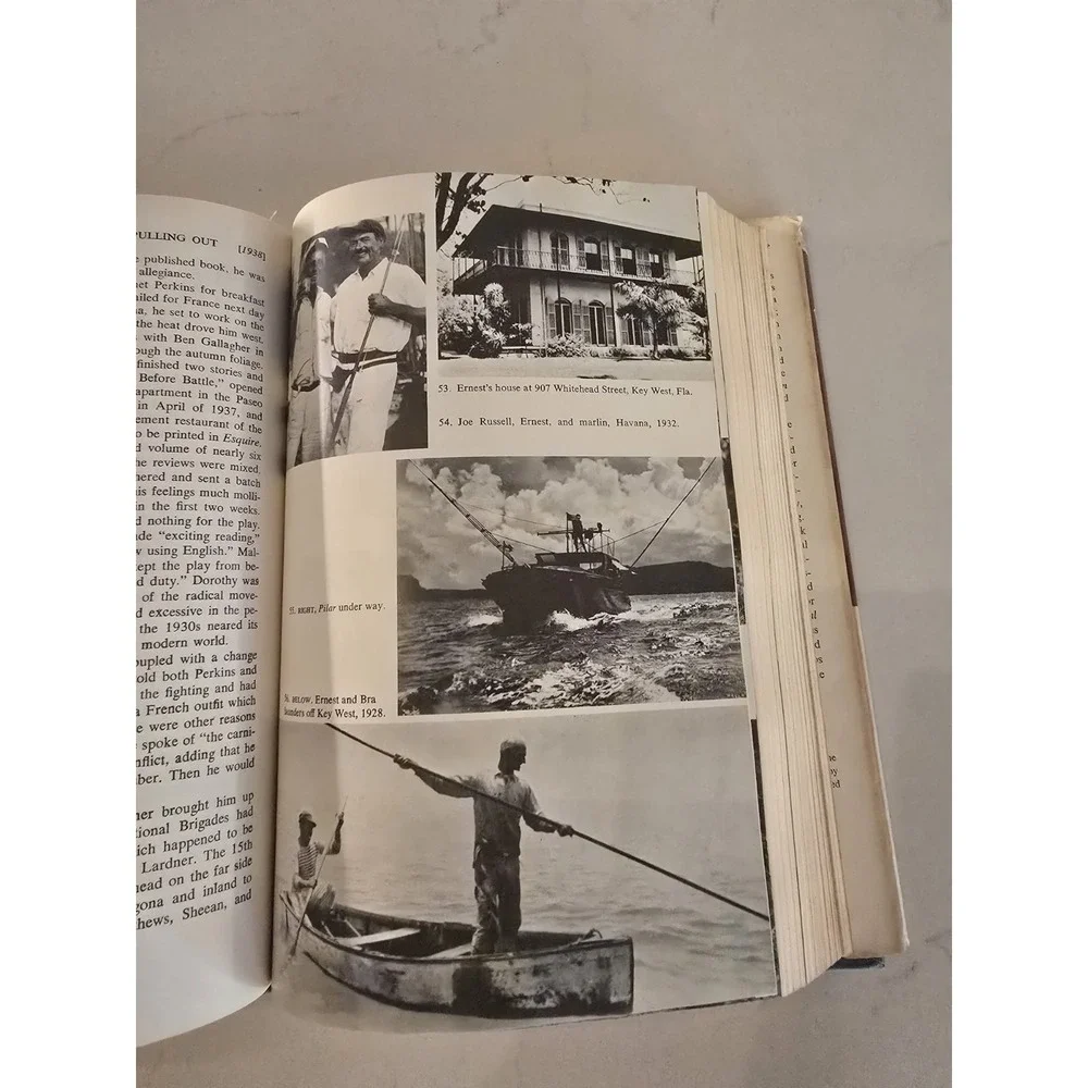 Ernest Hemingway: A Life Story‎ by Carlos Baker (1969, Book Club Edition HCDJ)